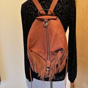 Rebecca Minkoff Convertible Julian Backpack with Fringe